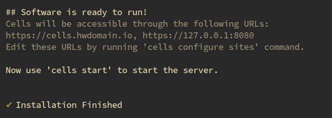 celdas pydio instaladas