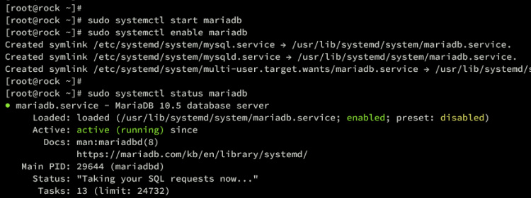 verificar mariadb