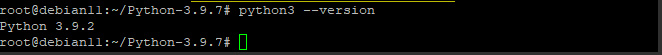python3 --versión