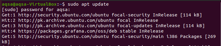 Instalar actualizaciones