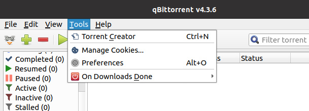 Selecciona las preferencias