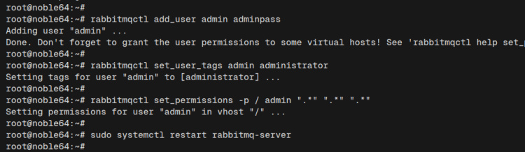 configuración del administrador