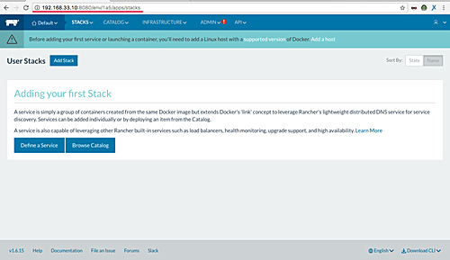Instalación de la ranchera - primera página