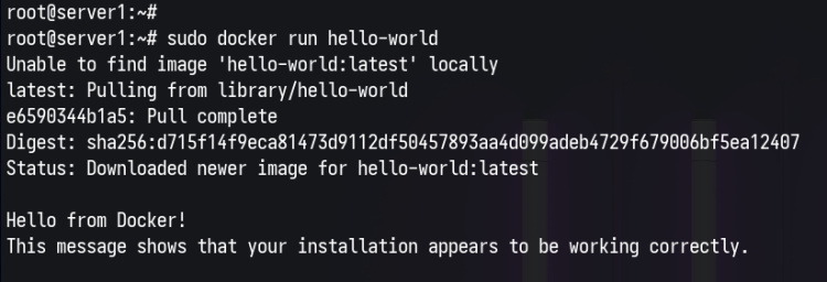 Docker hola mundo