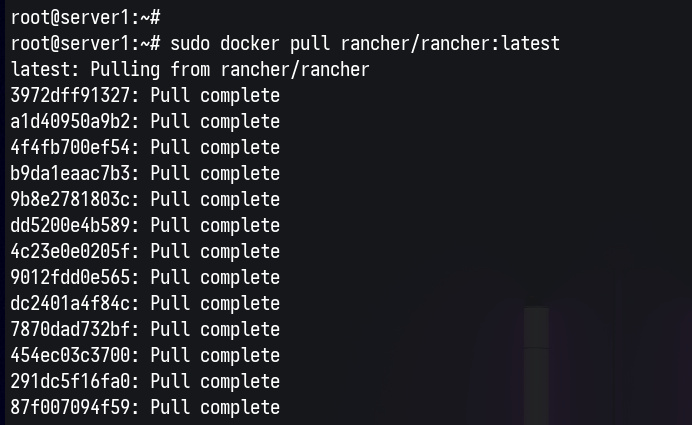 Docker pull rancher