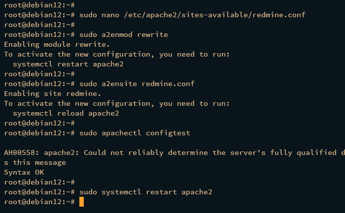 configuración vhost