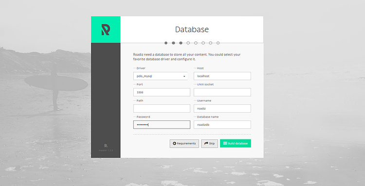 Configuración de la base de datos