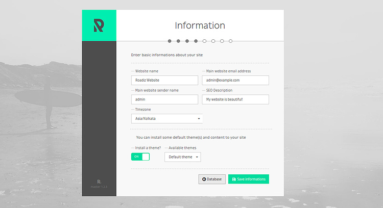 Información del sitio