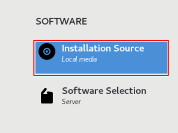 configurar la fuente de instalación de Rocky Linux