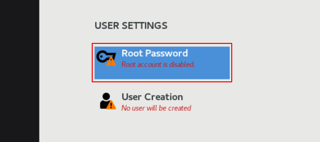 Configurar la contraseña de root