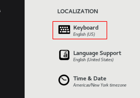 Configurar la distribución del teclado