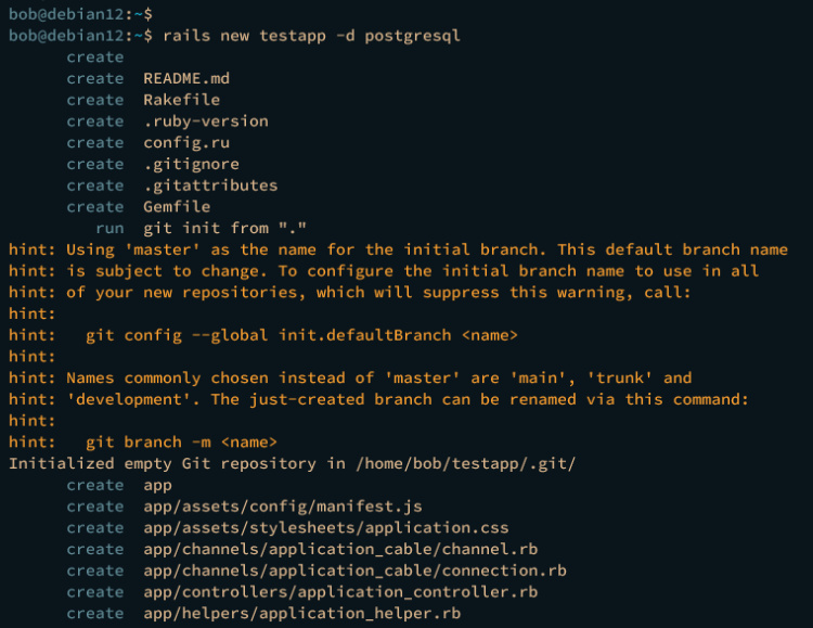 crear proyecto rails