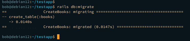 migrar la base de datos