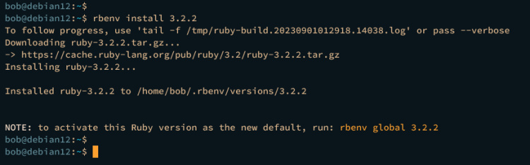 instalar ruby mediante rbenv