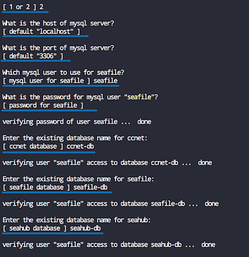 Utilizar la base de datos existente para el archivo marino