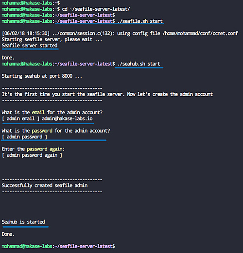 Iniciar el archivo marino