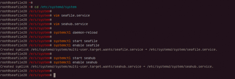 Configurar Seafile y Seahub como servicio Systemd