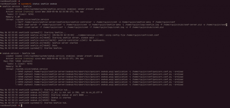 Configurar Seafile y Seahub como servicio Systemd