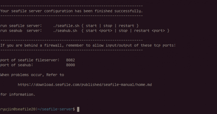 Instalación de Seafile en Ubuntu 20.04
