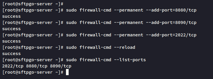 configurar firewalld