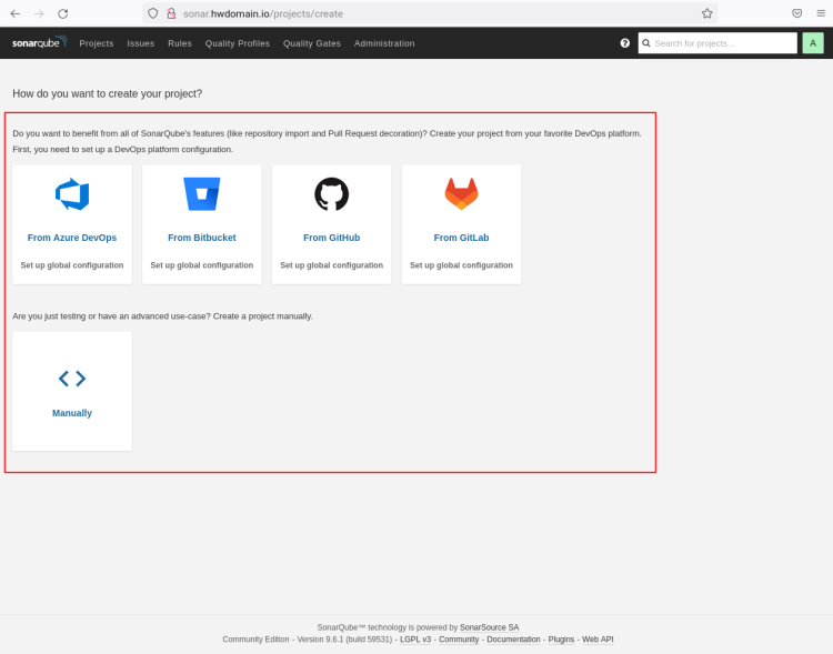 salpicadero sonarqube