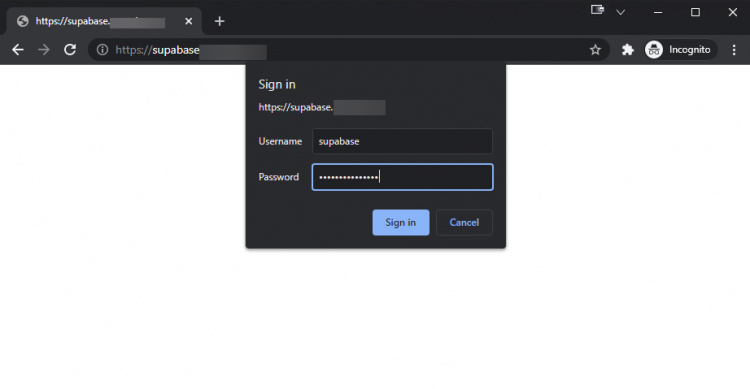 Autenticación HTTP Supabase Nginx