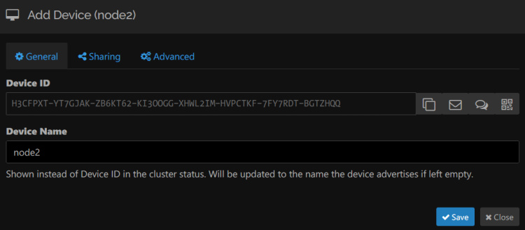 confirmar dispositivo nodo2