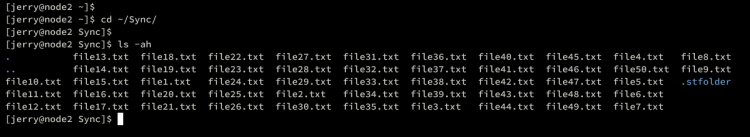 comprobar sincronización
