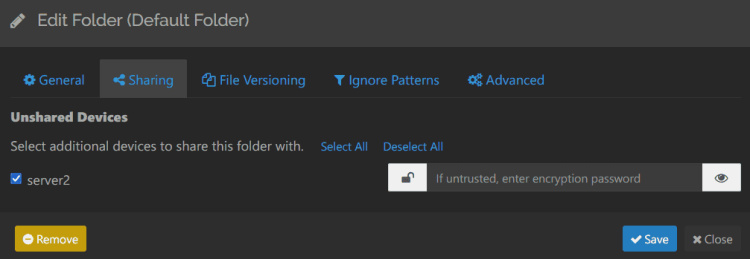 compartir con servidor2