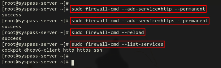 configurar firewalld