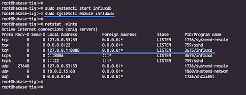 Как запустить influxdb ubuntu