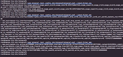 Prueba de configuración