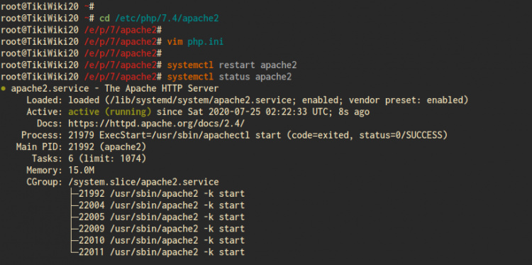 Configurar PHP 7.4 en Ubuntu 20.04
