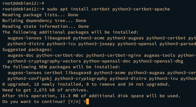 instalar certbot