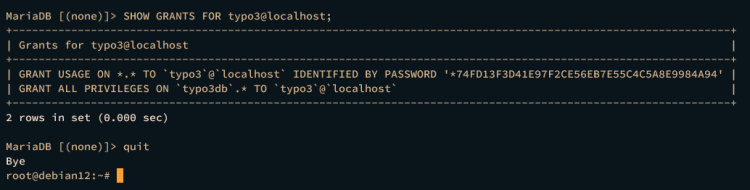 verificar el usuario de la base de datos