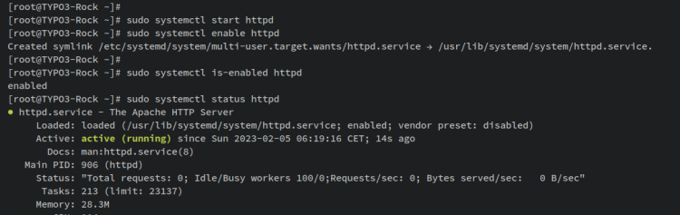 verificar httpd