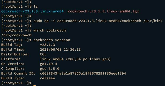 instalación de cockroachdb