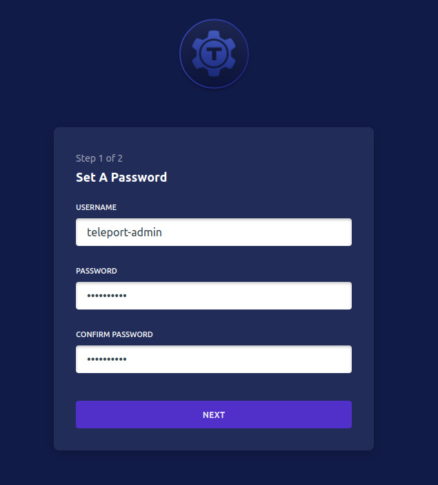 configurar contraseña de usuario