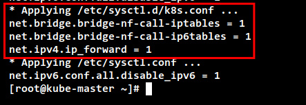 configurar parámetros sysctl