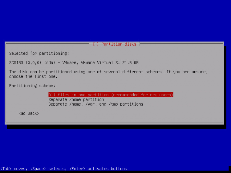 Esquema de partición