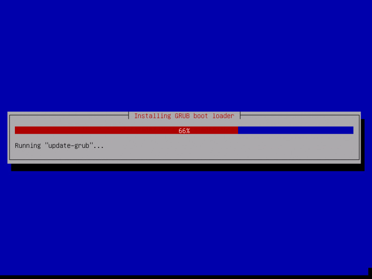 Instalación del gestor de arranque GRUB
