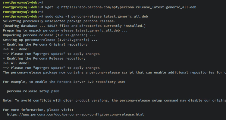 instala percona repo