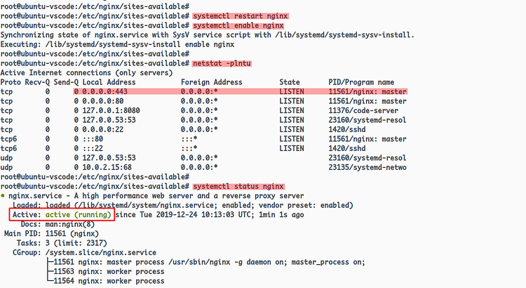 Iniciar Nginx