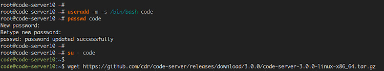 Añadir usuario y descargar Visual Studio Code
