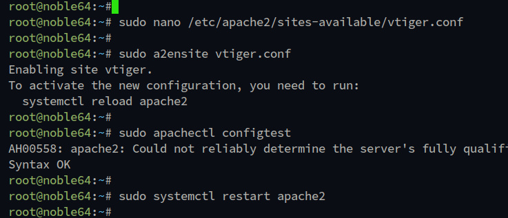 configuración vhost