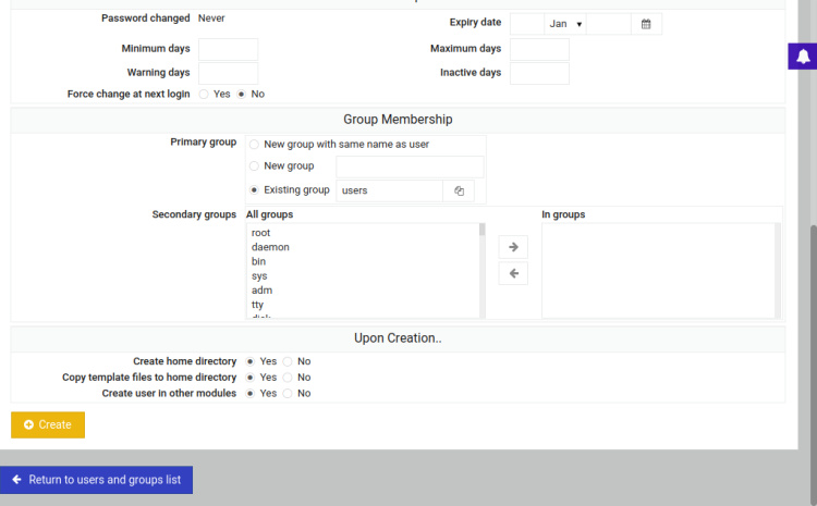 detalles del usuario