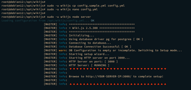 configurar wiki.js