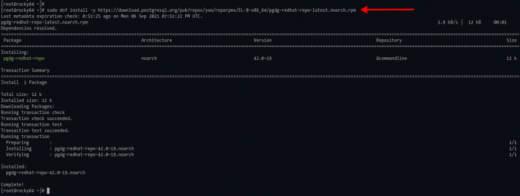 Añadir repositorio PostgreSQL