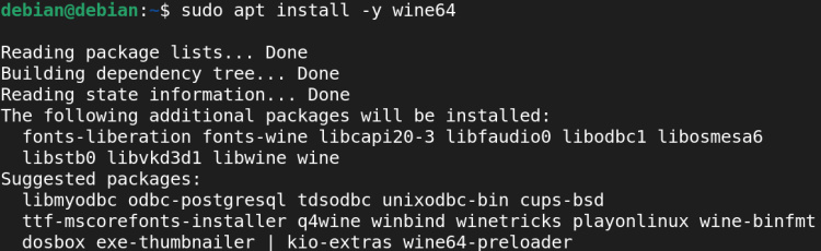 Instalar el vino