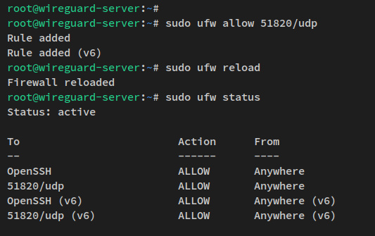 configurar ufw firewall
